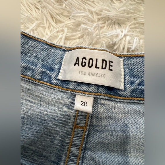 Agolde Riley Straight Jeans - Size 28 - 100% cotton - Picture 4 of 9